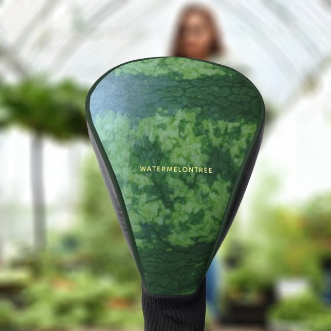 Couvre-club De Golf Amusant Conducteur de fruits à croûte de pastèque  (🍉Watermelon lover and play golf? ⛳Boom! Add your name!)
