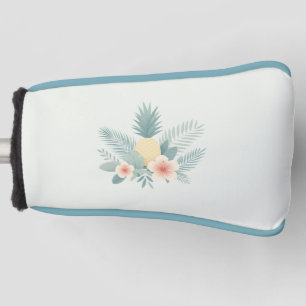 Couvre-club De Golf Ananas floral & Hawaiian
