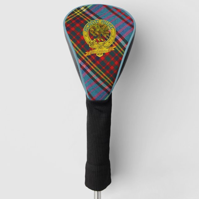 Couvre-club De Golf Anderson Clan Tartan et Motif (Devant)