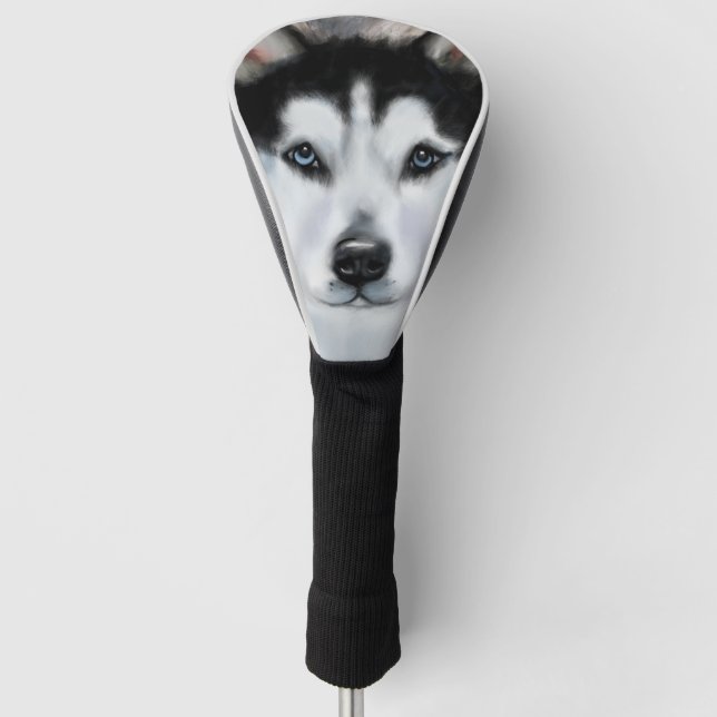 Couvre-club De Golf Ange Malamute d'Alaska (Devant)