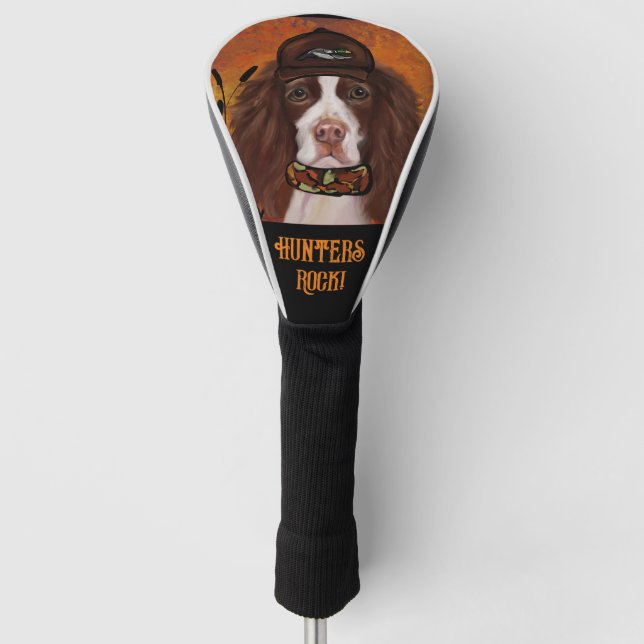 Couvre-club De Golf Anglais Springer Spaniel (Devant)