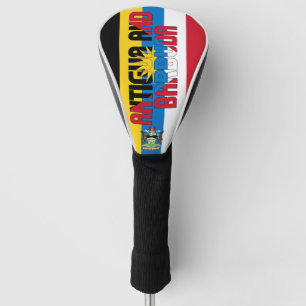Couvre-club De Golf Antigua et Barbuda Drapeau magnifique patriotique