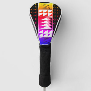 Couvre-club De Golf Arc-en-ciel