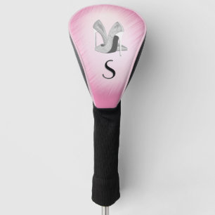 Couvre-club De Golf Argent Talons vert
