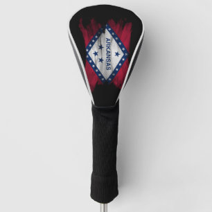 Couvre-club De Golf Arkansas state flag brush stroke