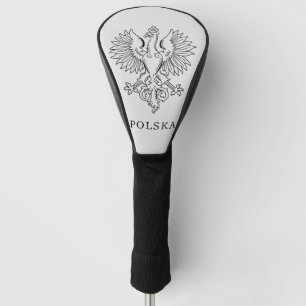 Couvre-club De Golf Armoiries contemporaines de l'Aigle Blanc de la Po