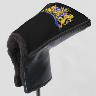 Couvre-club De Golf Armoiries de Pays-Bas en noir