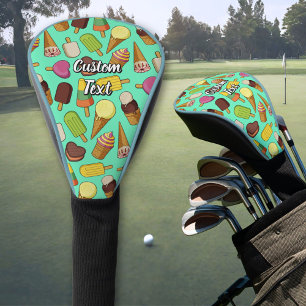 Couvre-club De Golf Arrière - plan de glace