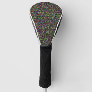 Couvre-club De Golf Art de mosaïque géométrique Abstrait