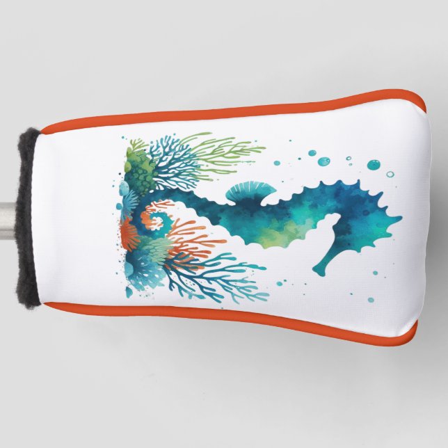 Couvre-club De Golf art marin/de plage/côtier hippique (Devant)