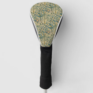 Couvre-club De Golf Art vintage de Walter Crane représentant un ara et