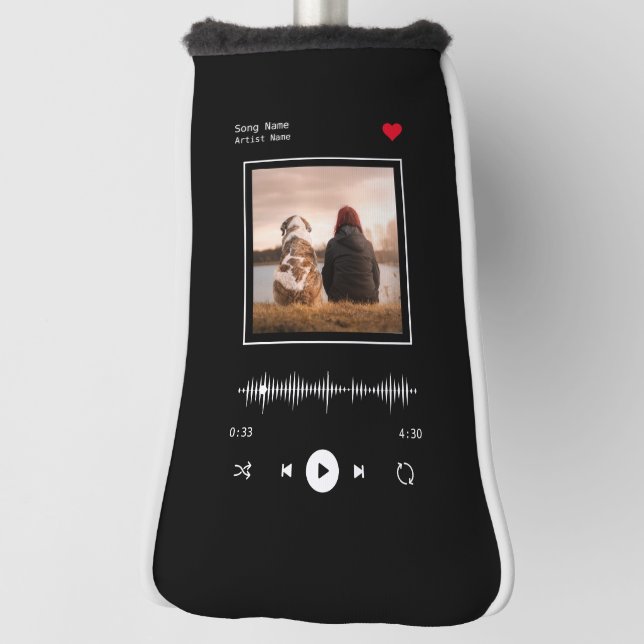 Couvre-club De Golf Artiste et chansons du Lecteur de musique Photo pe (Tourné à 90°)