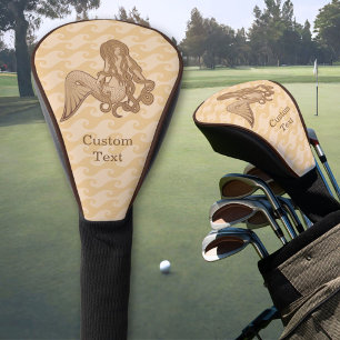 Couvre-club De Golf Assis Sirène Beige