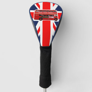 Couvre-club De Golf Autobus à impériale rouge de Londres