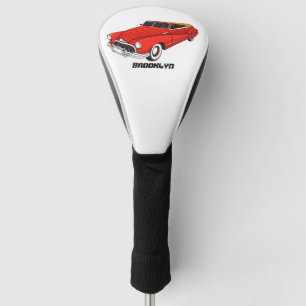 Couvre-club De Golf Automobile classique rouge 1948