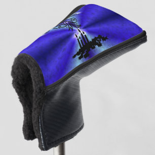 Couvre-club De Golf Avent, Artdeco de Noël sur Blue Green Rainbow