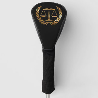 Couvre-club De Golf Avocat à Law Gold