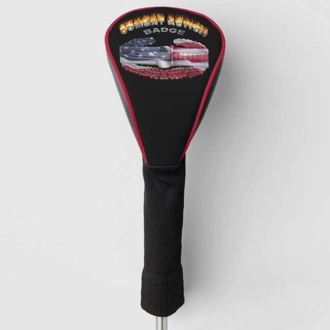 Couvre-club De Golf Badge d'action de combat “Flamboyant” (Devant)