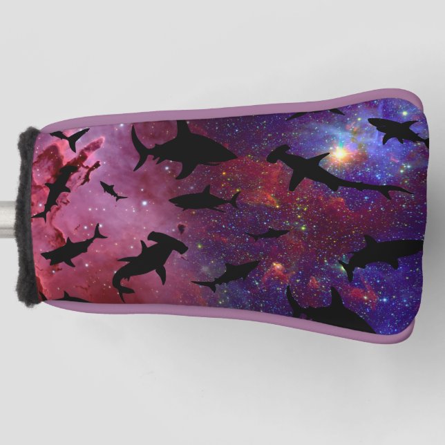 Couvre-club De Golf Baleines à mâchoires de requin modernes sous la ga (Devant)