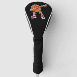 Couvre-club De Golf Balle de basket Dabbing Joueur de sport drôle 