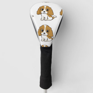 Couvre-club De Golf bande dessinée cavalière de blenheim de kcs