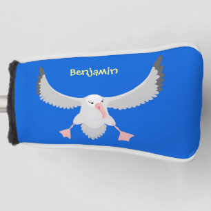 Couvre-club De Golf Bande dessinée de l'oiseau mûre albatros