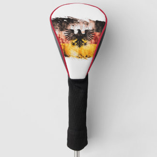 Couvre-club De Golf Banderole allemande grunge - Aigle allemand
