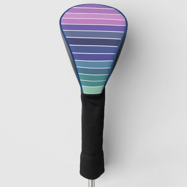 Couvre-club De Golf Bandes multicolores (Devant)