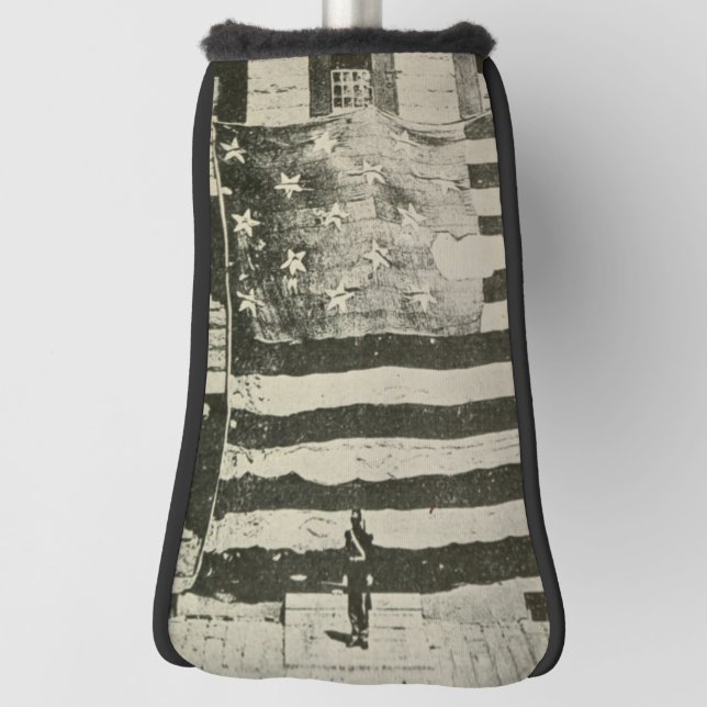 Couvre-club De Golf Bannière étoilée : drapeau américain à l'écran (Tourné à 90°)