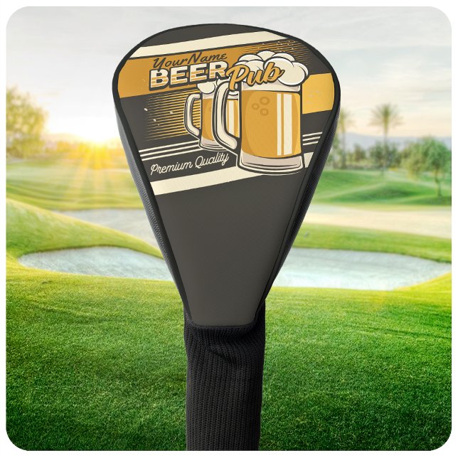Couvre-club De Golf Bar de pub de bière froide Premium personnalisé (Créateur téléchargé)