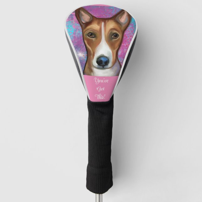 Couvre-club De Golf Basenji (Devant)