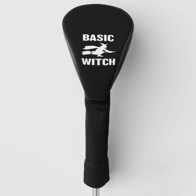 Couvre-club De Golf Basic Witch drôle Halloween disant femmes (Devant)