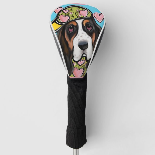 Couvre-club De Golf Basset Hound (Devant)