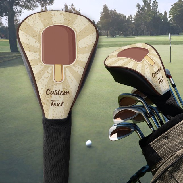 Couvre-club De Golf Bâton à crème glacée au chocolat (Créateur téléchargé)