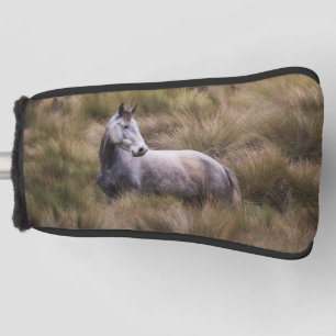 Couvre-club De Golf Beau Cheval gris coloré