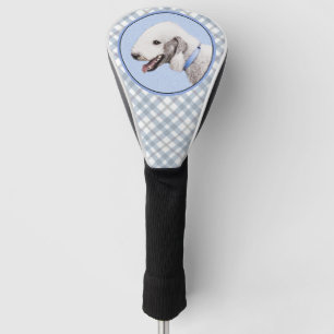 Couvre-club De Golf Bedlington Terrier Peinture - Art Chien original