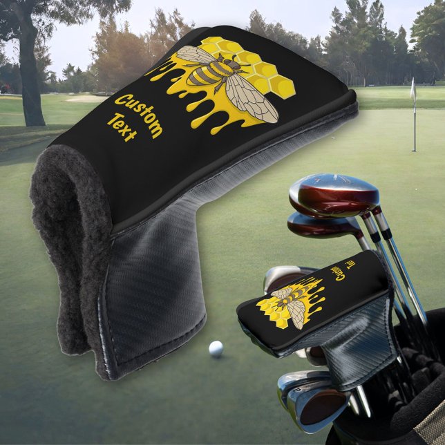 Couvre-club De Golf Bee Hive Honey Golf Head Couverture (Créateur téléchargé)