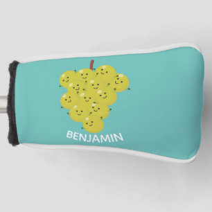 Couvre-club De Golf Belle bande de raisins amusante illustration