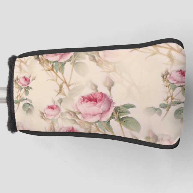 Couvre-club De Golf Belle florale Vintage (Devant)