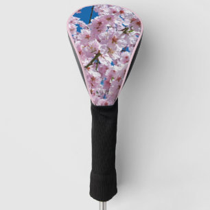 Couvre-club De Golf Belles fleurs de cerisiers de printemps