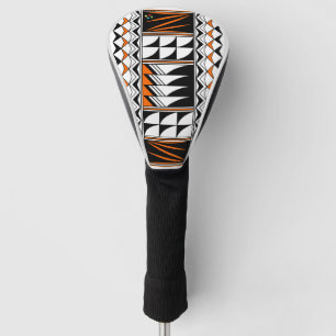 Couvre-club De Golf Bénédiction de plumes dans Orange Golf Tête couver