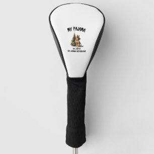 Couvre-club De Golf berger allemand & Noël, Drôle Chien Design pour