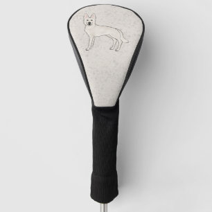 Couvre-club De Golf Berger Blanc Suisse Blanc GSD Chien de Dessin Anim
