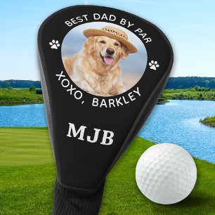 Couvre-club De Golf BEST DAD BY PAR PAR - Photo de chien personnalisée