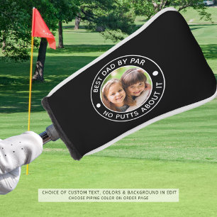 Couvre-club De Golf BEST DAD BY PAR Photo Funny Couleurs personnalisée