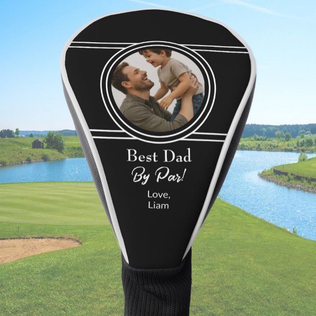 Couvre-club De Golf Best Dad Custom Photo Gift Father's Day (Créateur téléchargé)