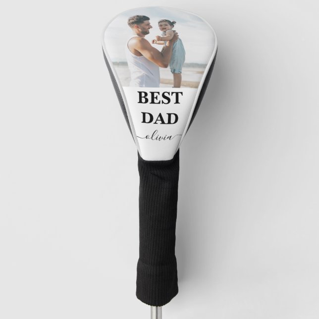 Couvre-club De Golf Best Dad  Golf Head Cover – Funny Father’s D (Devant)
