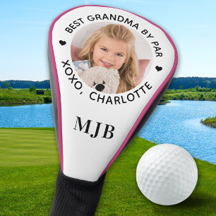 Couvre-club De Golf BEST GRANDMA PAR PAR Photo personnalisée Monogramm