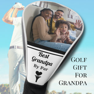 Couvre-club De Golf Best Grandpa By Par Photo Noir et blanc