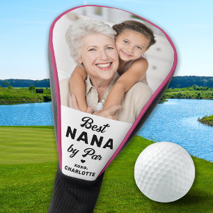 Couvre-club De Golf BEST NANA PAR PAR Photo personnalisée Cute Golfer